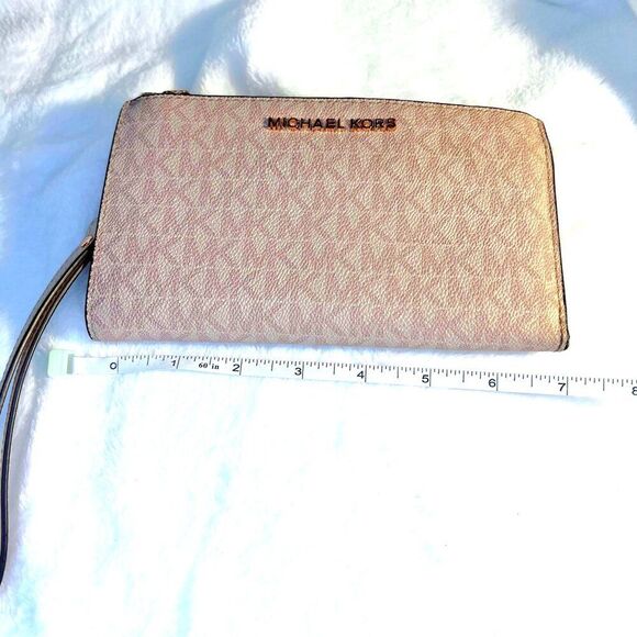 Michael Kors Jet Set Travel double Zip Wristlet - Picture 14 of 15